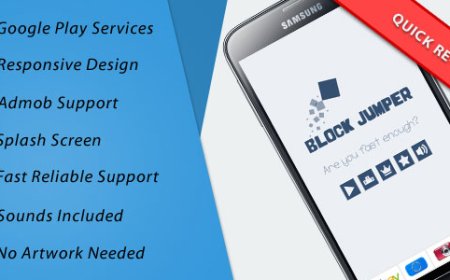 Block Jumper - Admob + Leaderboard + Share + Rate