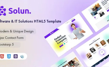 Solun - Software &amp; IT Solutions HTML5 Template