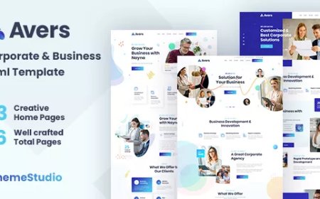 Avers - Corporate &amp; Business HTML Template