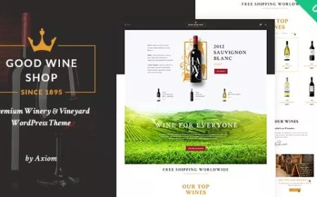 Good Wine v1.1.10 - Vineyard &amp; Winery Shop WordPress Theme