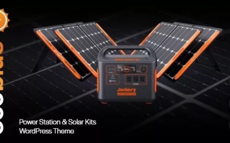 EcoBlue v1.3.0 - Power Station &amp; Solar Kits WordPress Theme