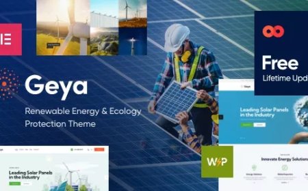 Geya v1.6 - Renewable Energy &amp; Ecology Protection WordPress Theme