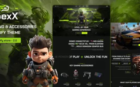 ApexX - Esports &amp; Gaming Store Shopify Theme v1.1