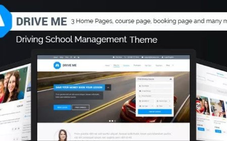 Driveme v1.5.3.1 - Driving School WordPress Theme