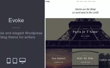 Evoke v2.4.81 - Photo Stories WordPress Blog Theme