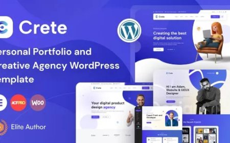 Crete v1.2 - Personal Portfolio and Creative Agency WordPress Theme
