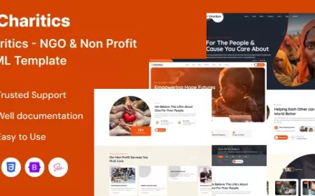 Charitics - NGO &amp; Non Profit HTML Template