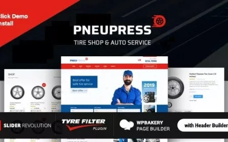 PneuPress v2.7.0 - Tire Shop and Car Repair WordPress Theme