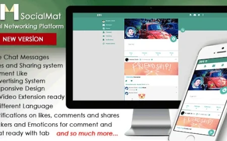 SocialMat v1.3 - Social Networking Platform