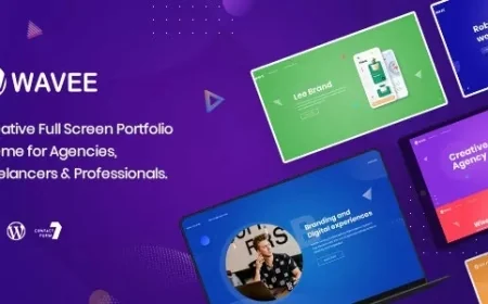 Wavee v1.3.4 - Creative Portfolio WordPress Theme
