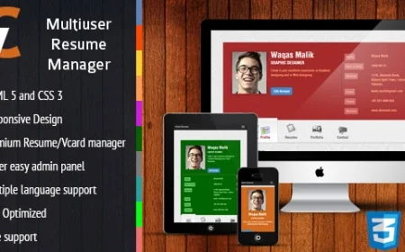 Premium - Multiuser Resume Manager