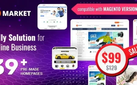 Market - All-in-One eCommerce Magento Theme (26+ Homepages, Mobile-Specific Layout) v9.2.1