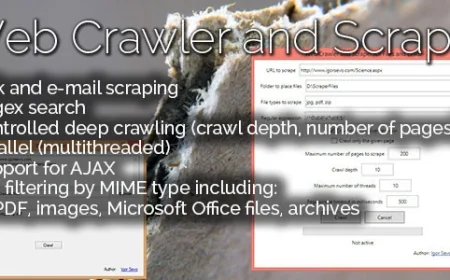 Web Crawler and Scraper for Files and Links