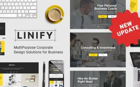 Linify - Multipurpose Corporate WordPress Theme v1.9.2