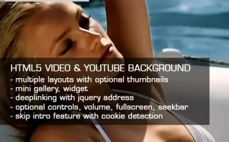 HTML5 Video & Youtube background