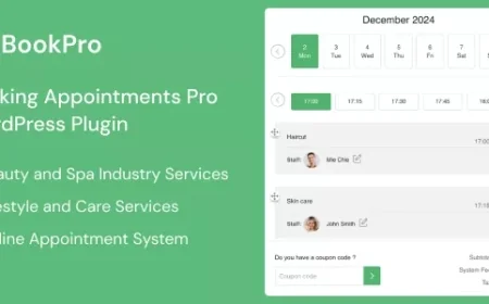 BookPro - Appointment Booking WordPress Plugin v1.0.9