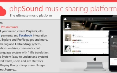 phpSound v1.1.8 - Music Sharing Platform