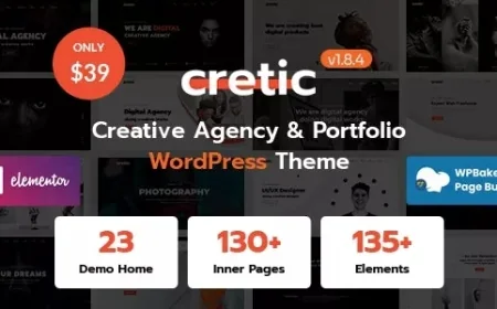 Cretic - Creative Agency WordPress Theme v1.8.4