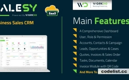 Salesy SaaS v7.1 - Business Sales CRM - nulled