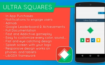 Ultra Squares - Highly Addictive Game Template