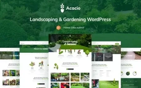 Acacio v1.1.2 - Landscape &amp; Gardening