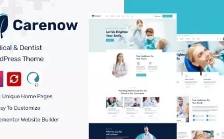 Carenow v1.1.5 - Medical &amp; Dentist WordPress Theme