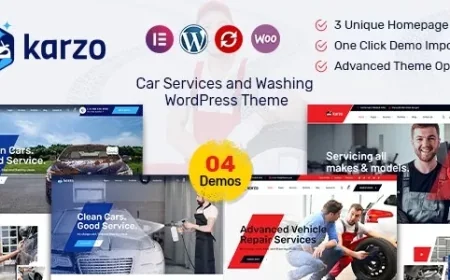 Karzo v1.7 - Car Service &amp; Washing WordPress Theme