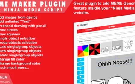 Meme Maker Plugin For Ninja Media Script