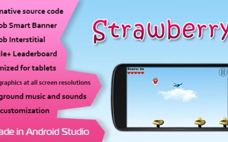 Strawberry Game with AdMob and Leaderboard