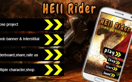 Hell Rider - Admob Multiple character Leadeboard