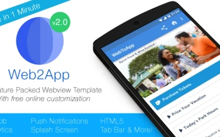 Web2App - Quickest Feature-Rich Android Webview
