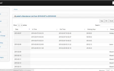Attendance Management System