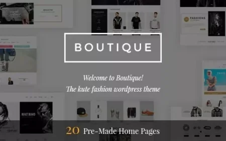 Boutique v2.3.3 - Kute Fashion WooCommerce Theme ( RTL Supported )