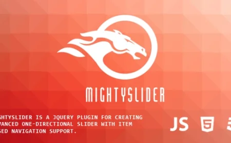 mightySlider - Responsive Multipurpose Slider