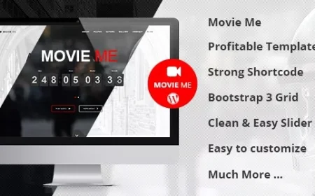 Movie Me - One Page Responsive WordPress Theme v5.7