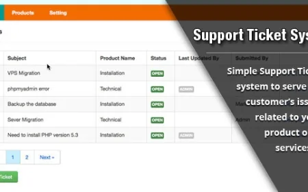 Support Ticket System