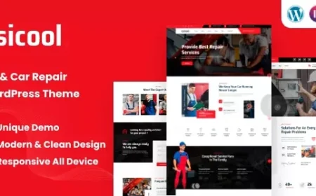 Lsicool v1.1 - AC &amp; Car Repair WordPress Theme