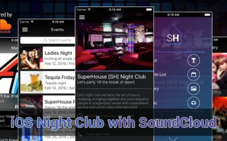 iOS Night Club/Bar with SoundCloud