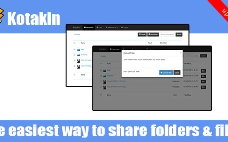Kotakin - self hosted file sharing