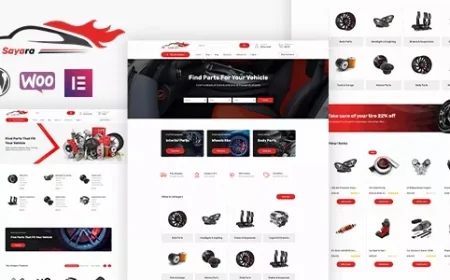 Sayara - Auto Parts Store WooCommerce WordPress Theme v1.2.3