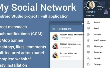 My Social Network (App and Website)