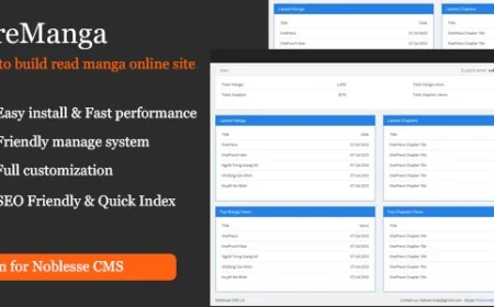 Fire Manga - Php Manga Site Builder System