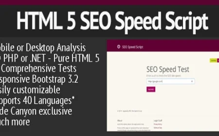 HTML 5 SEO Speed Script - No Server Required