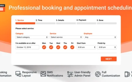 Bookly PRO v8.1 – Appointment Booking and Scheduling Software System