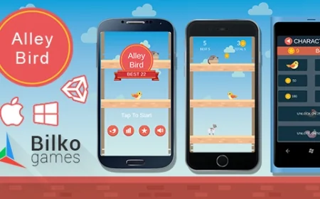 Alley Bird Admob & Leaderboard