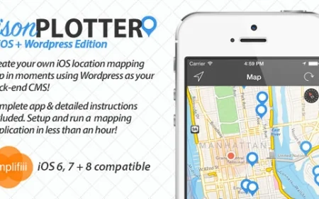 jsonPlotter - Complete iOS Mapping Application