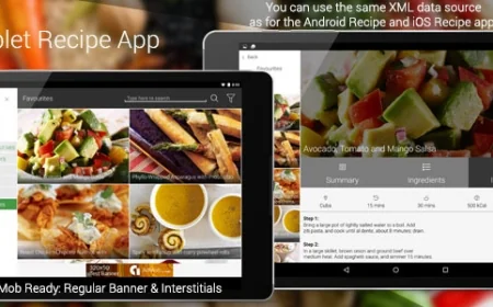 Tablet Recipe App