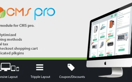 Shop Module for CMS pro