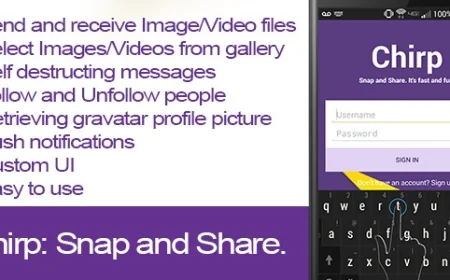 Chirp: Snap and Share.