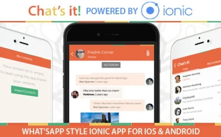 What’s App Chat Clone – An Ionic Framework ,Socket.io and Nodejs Full Hybrid App